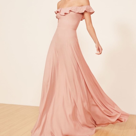 *SOLD* Reformation Verbena Dress in Blush - Picture 4 of 12